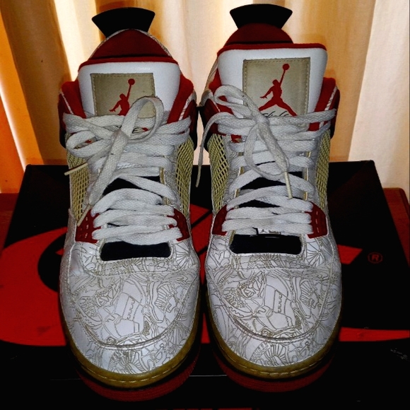 Air Jordan 4 Fusion White Laser Size 12 - Picture 2 of 8